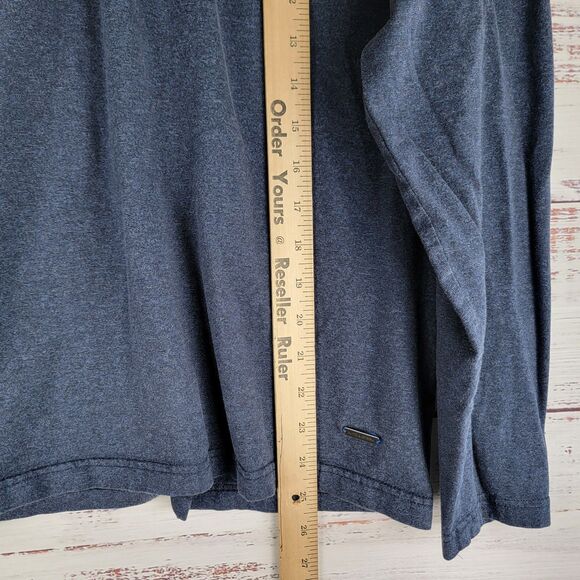 RODD & GUNN SPORT FIT MENS M Henley STYLE LONGSLEEVE SHIRT Casual Blue - Picture 2 of 9